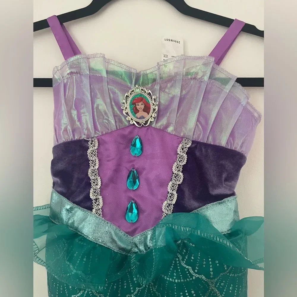 Disney Princess Majestic Collection Ariel Dress Fit Size 4-6x